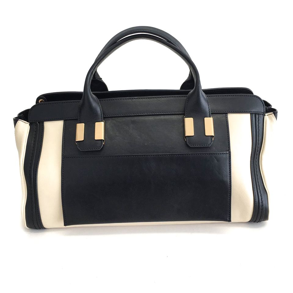 Bolsa Chloé off white e preta