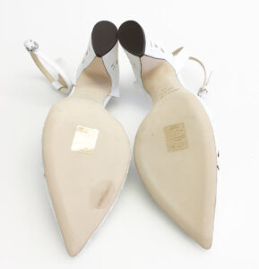 Sapato Jimmy Choo Branco Renda Tam. 39