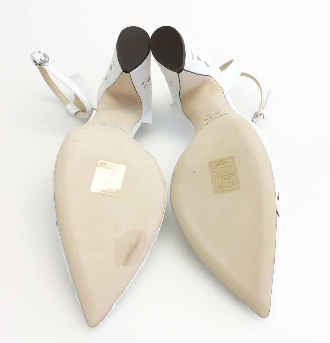 Sapato Jimmy Choo Branco Renda Tam. 39