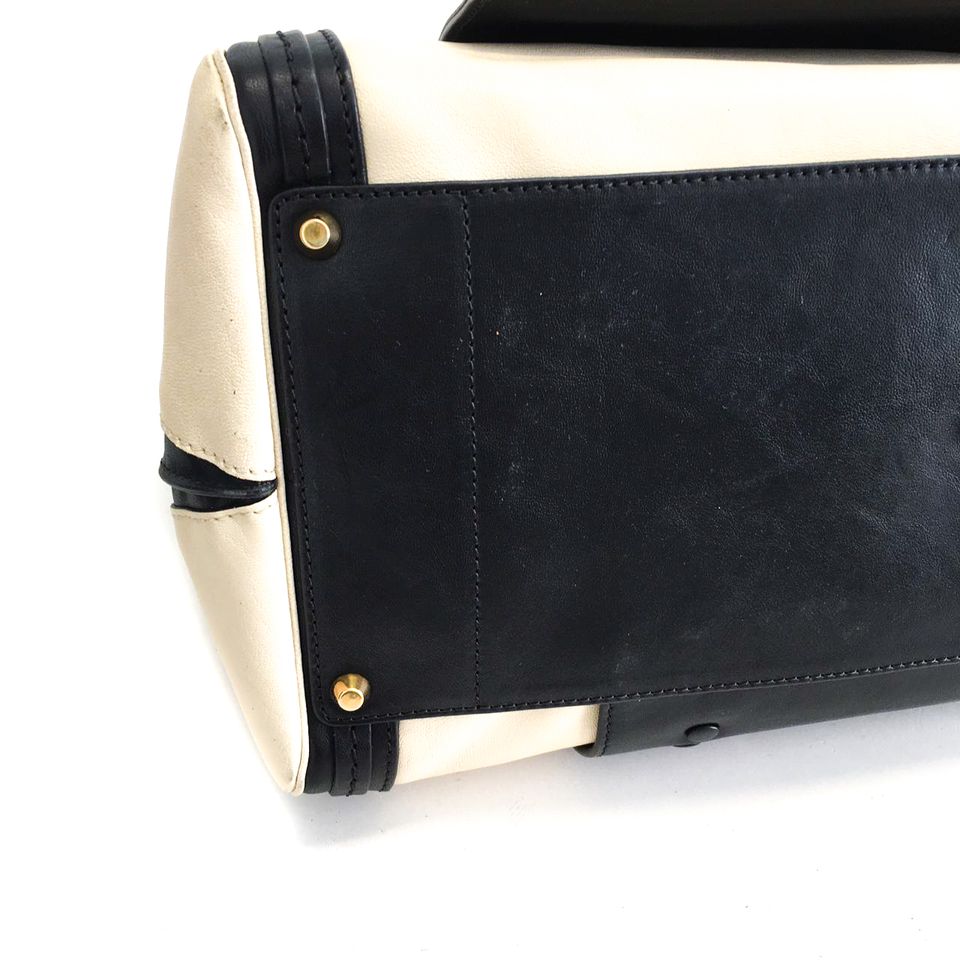 Bolsa Chloé off white e preta