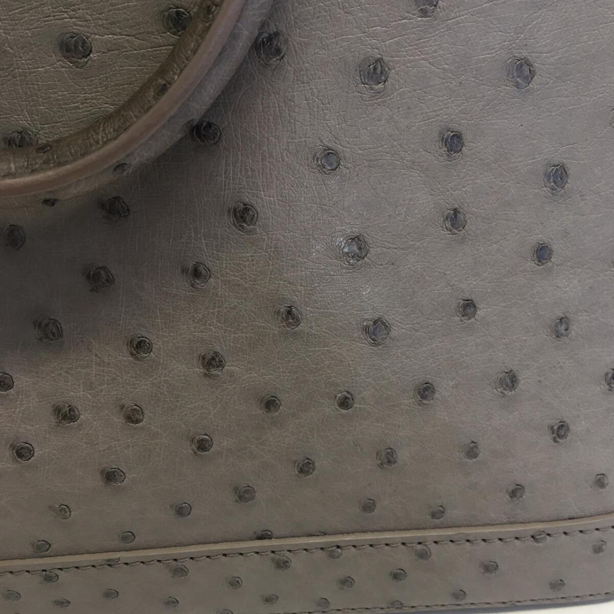 Bolsa Louis Vuitton Alma Cinza Avestruz Pequena