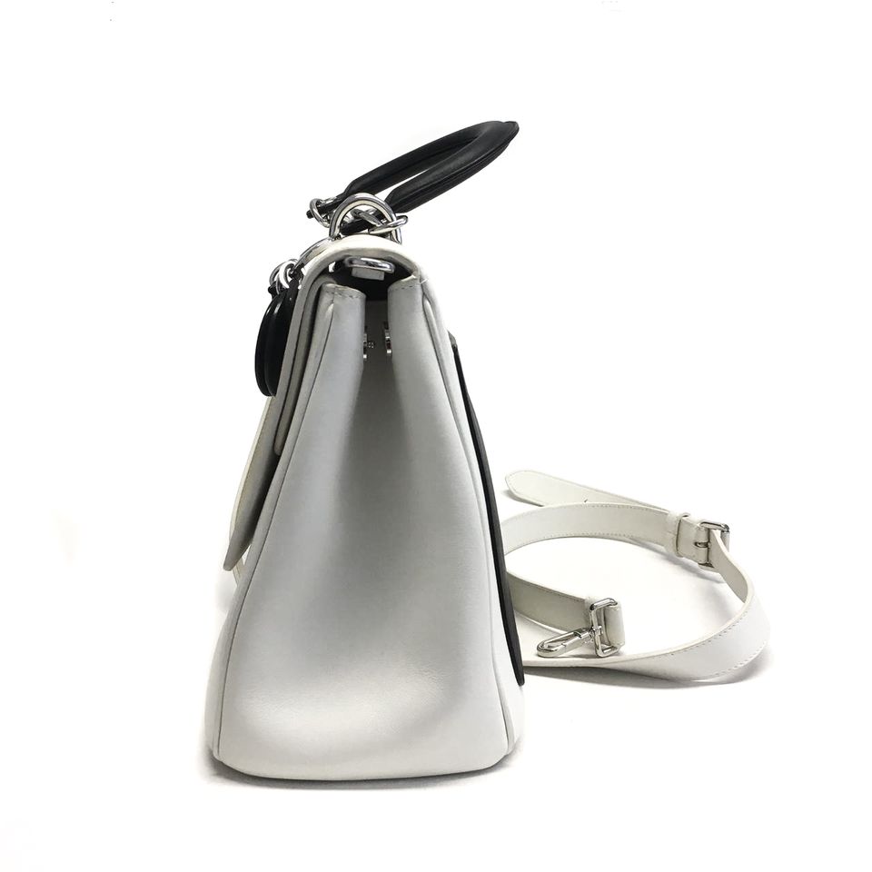 Bolsa Dior Branca com Detalhes Preto