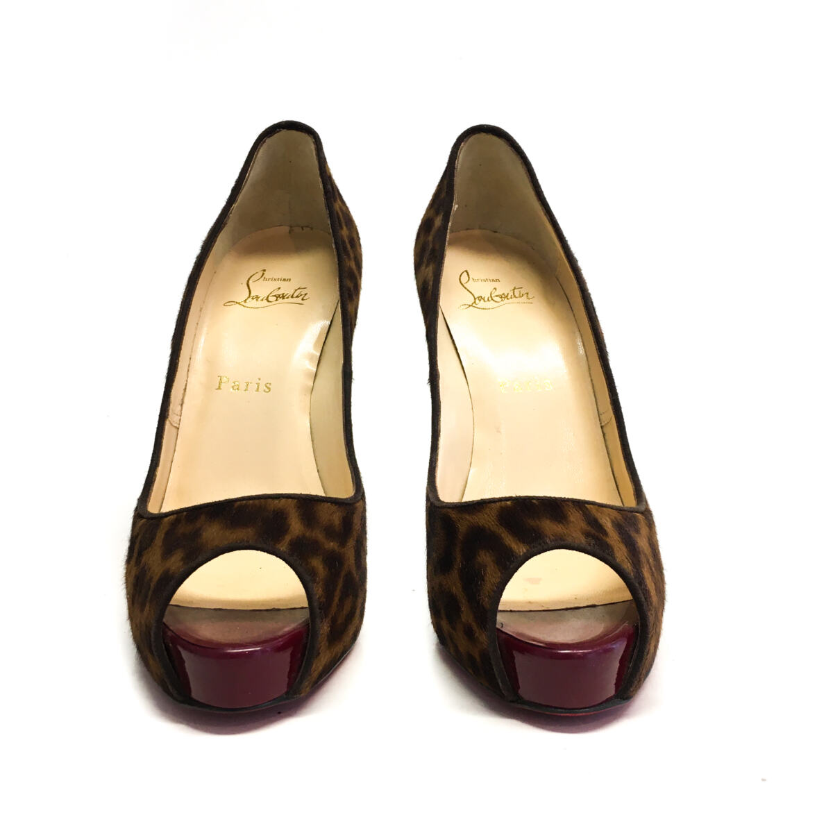 Salto Louboutin Onça, sola 36,5