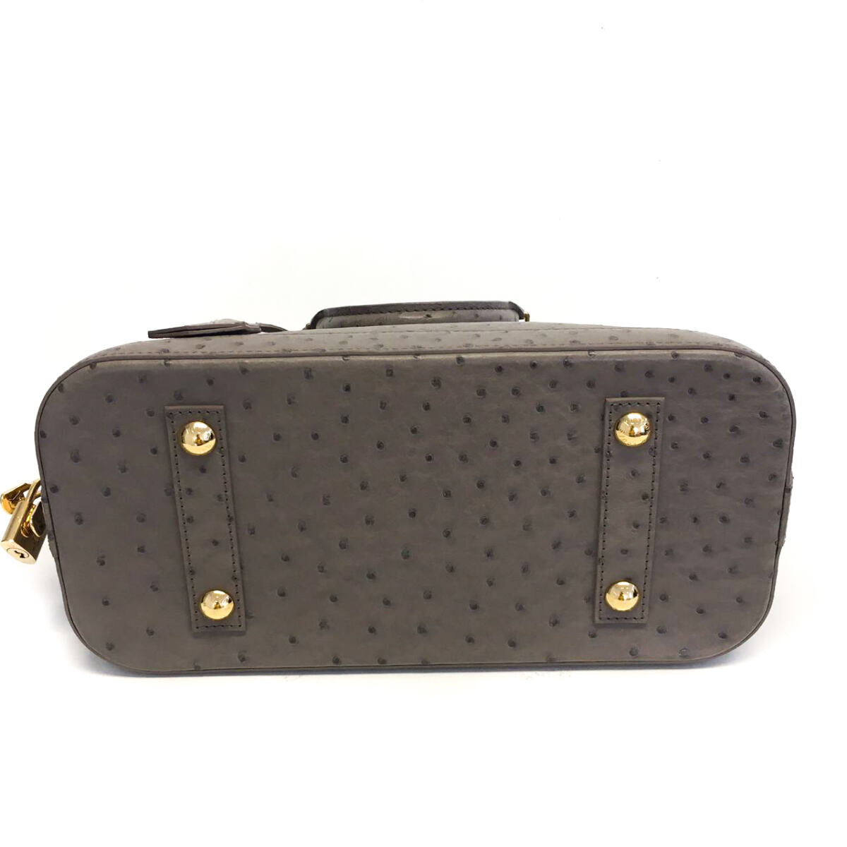 Bolsa Louis Vuitton Alma Cinza Avestruz Pequena