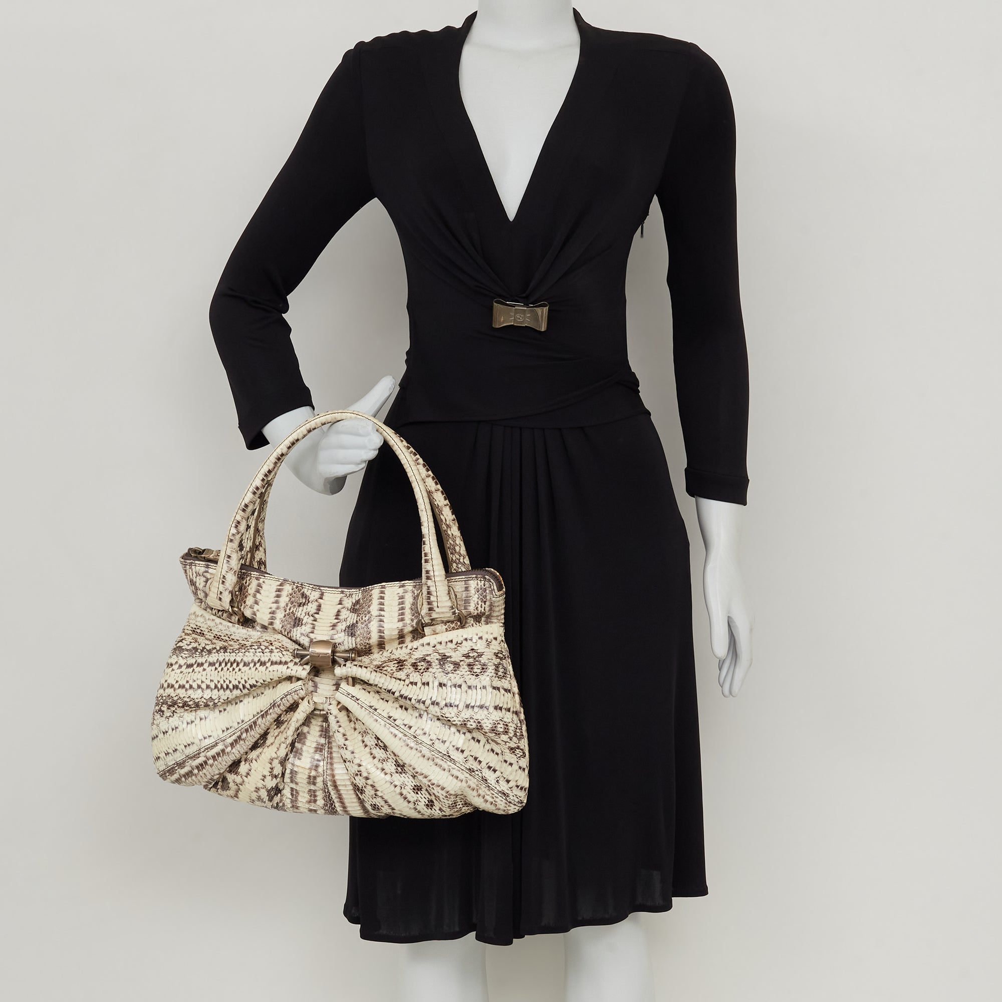 Bolsa Salvatore Ferragamo Python