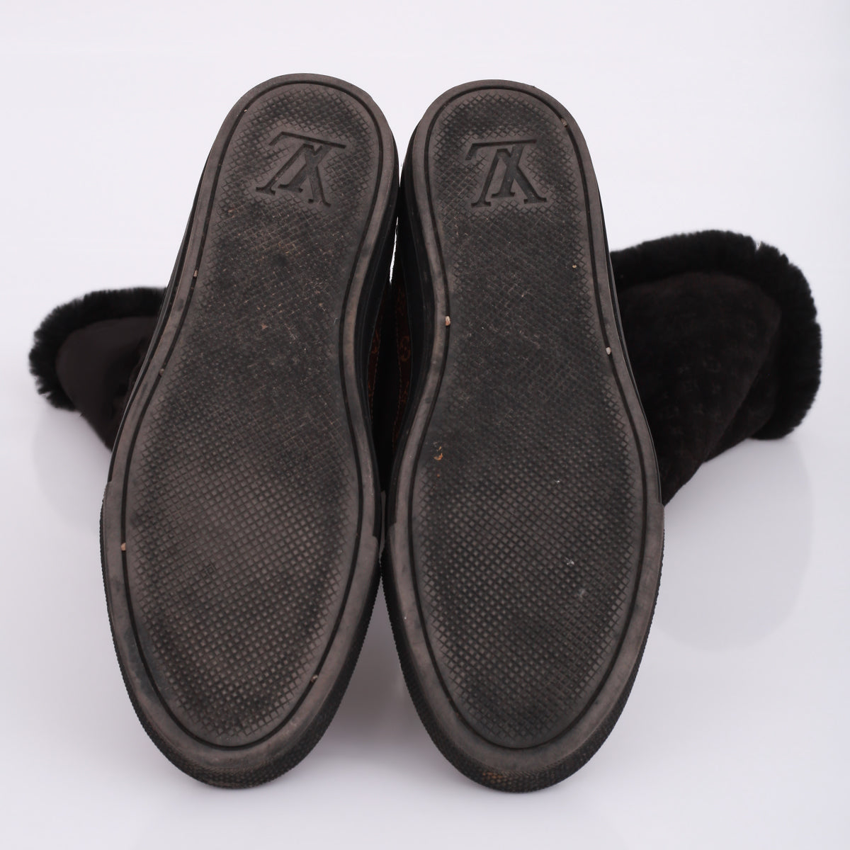 Bota Louis Vuitton Monograma Preto Tam. 37 Br