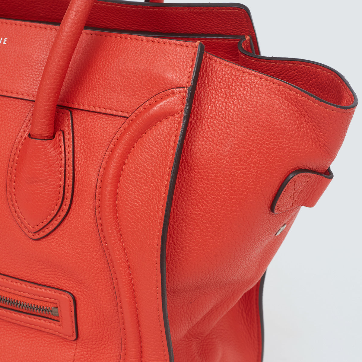 Bolsa Celine Luggage Vermelha Média