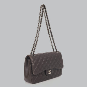 Bolsa Chanel Clássica Jumbo Chumbo