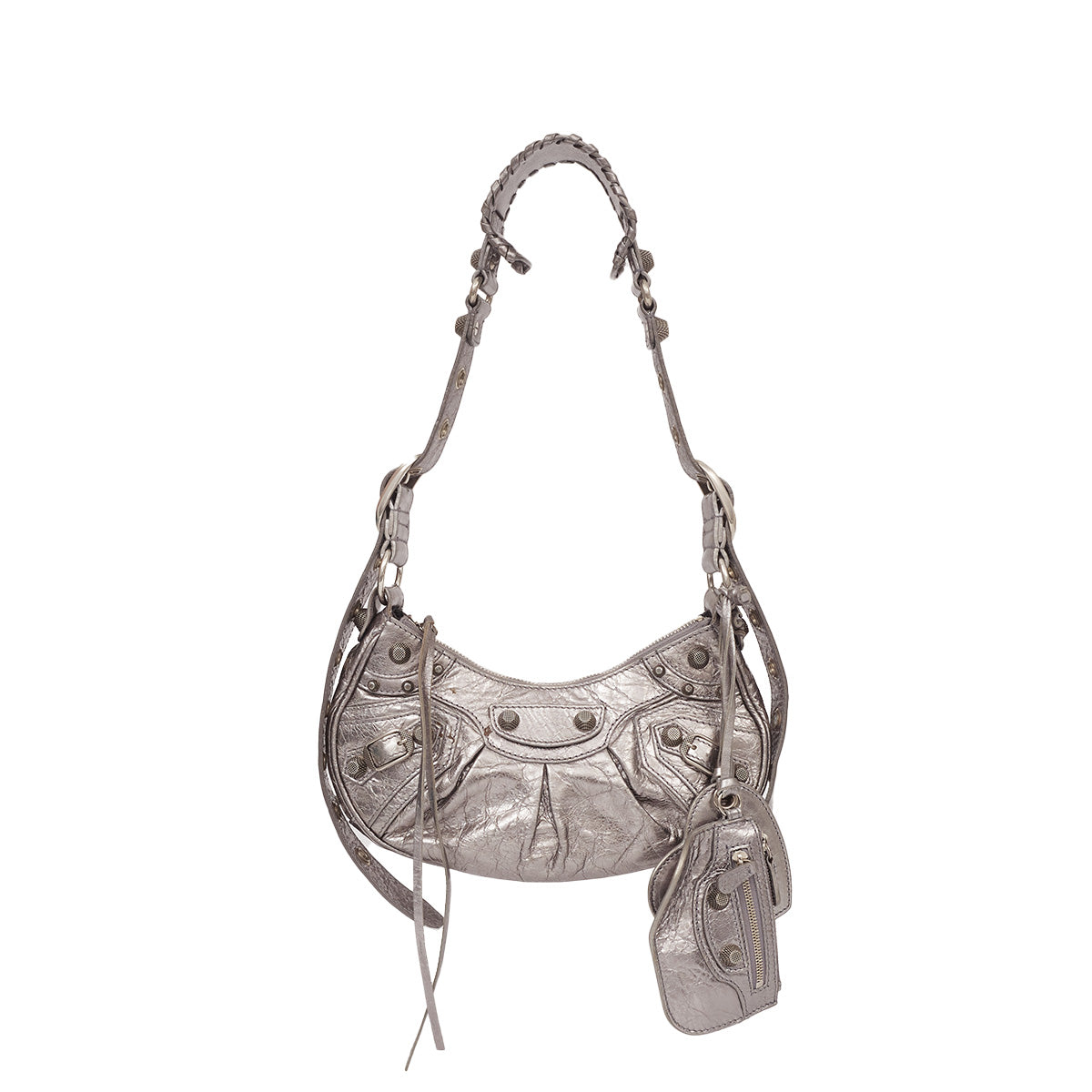 Bolsa Balenciaga Le Cagole XS Prata