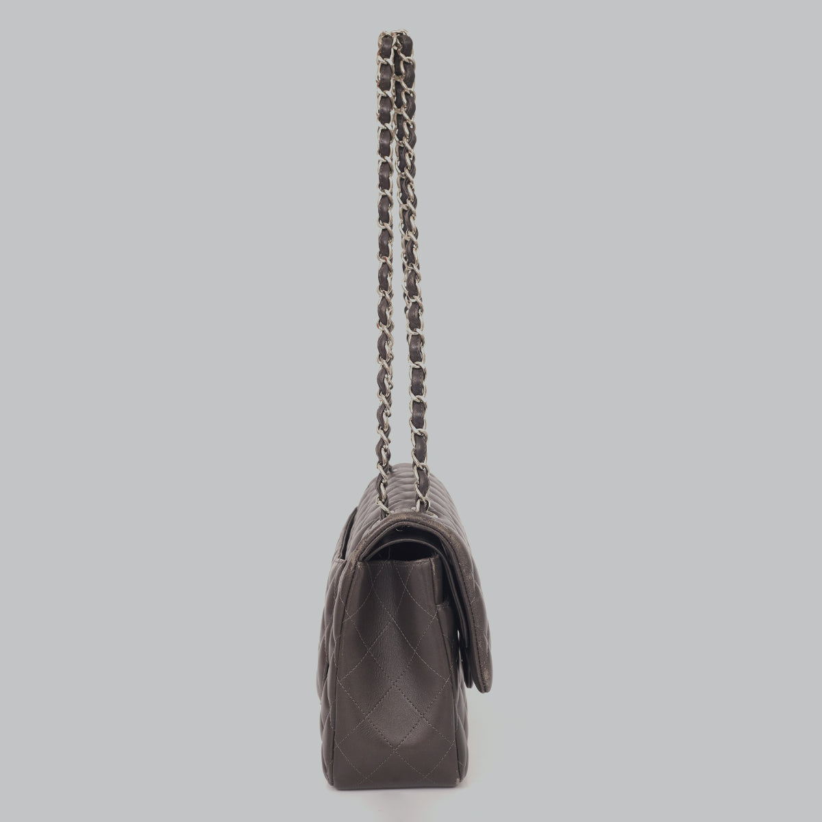 Bolsa Chanel Clássica Jumbo Chumbo