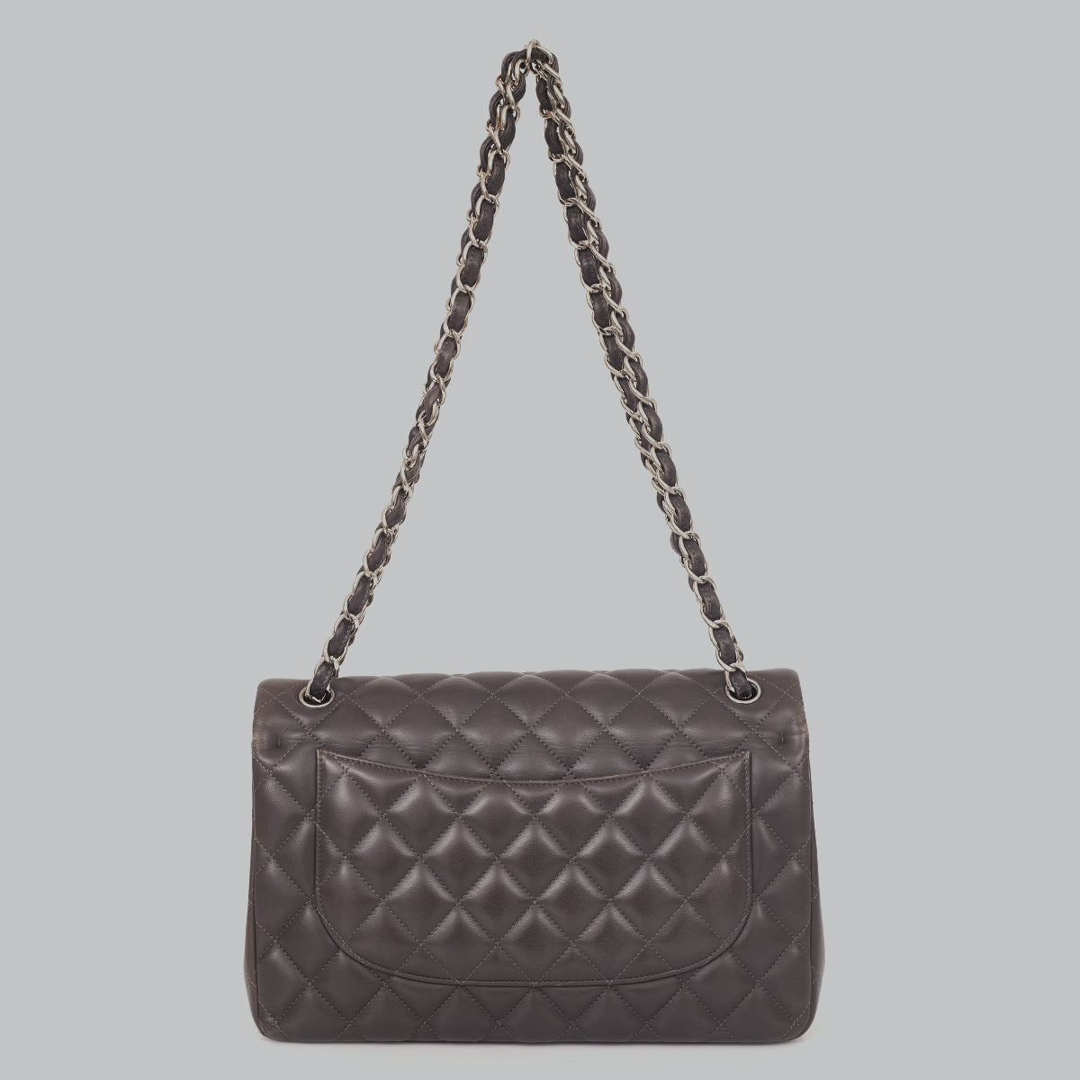 Bolsa Chanel Clássica Jumbo Chumbo