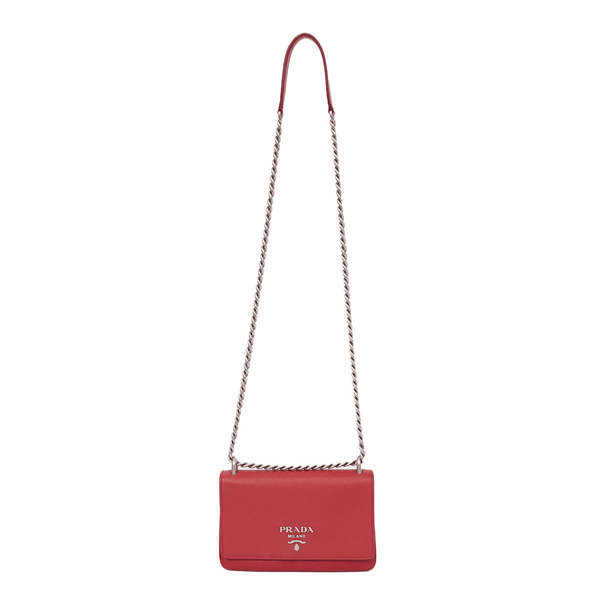 Bolsa Prada Saffiano Vermelha