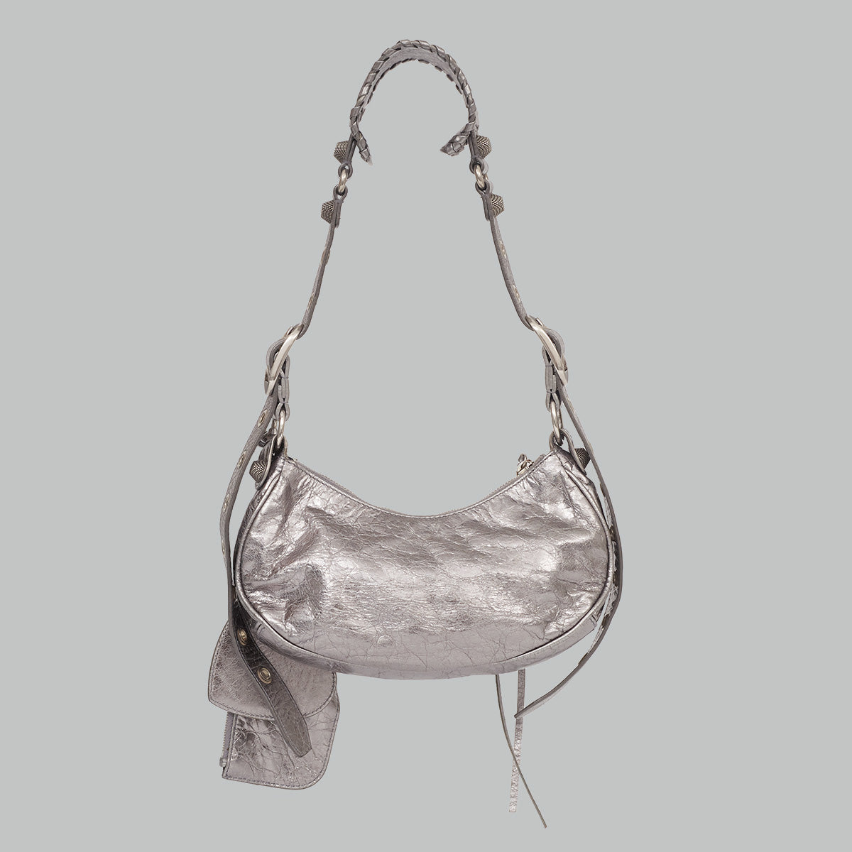 Bolsa Balenciaga Le Cagole XS Prata