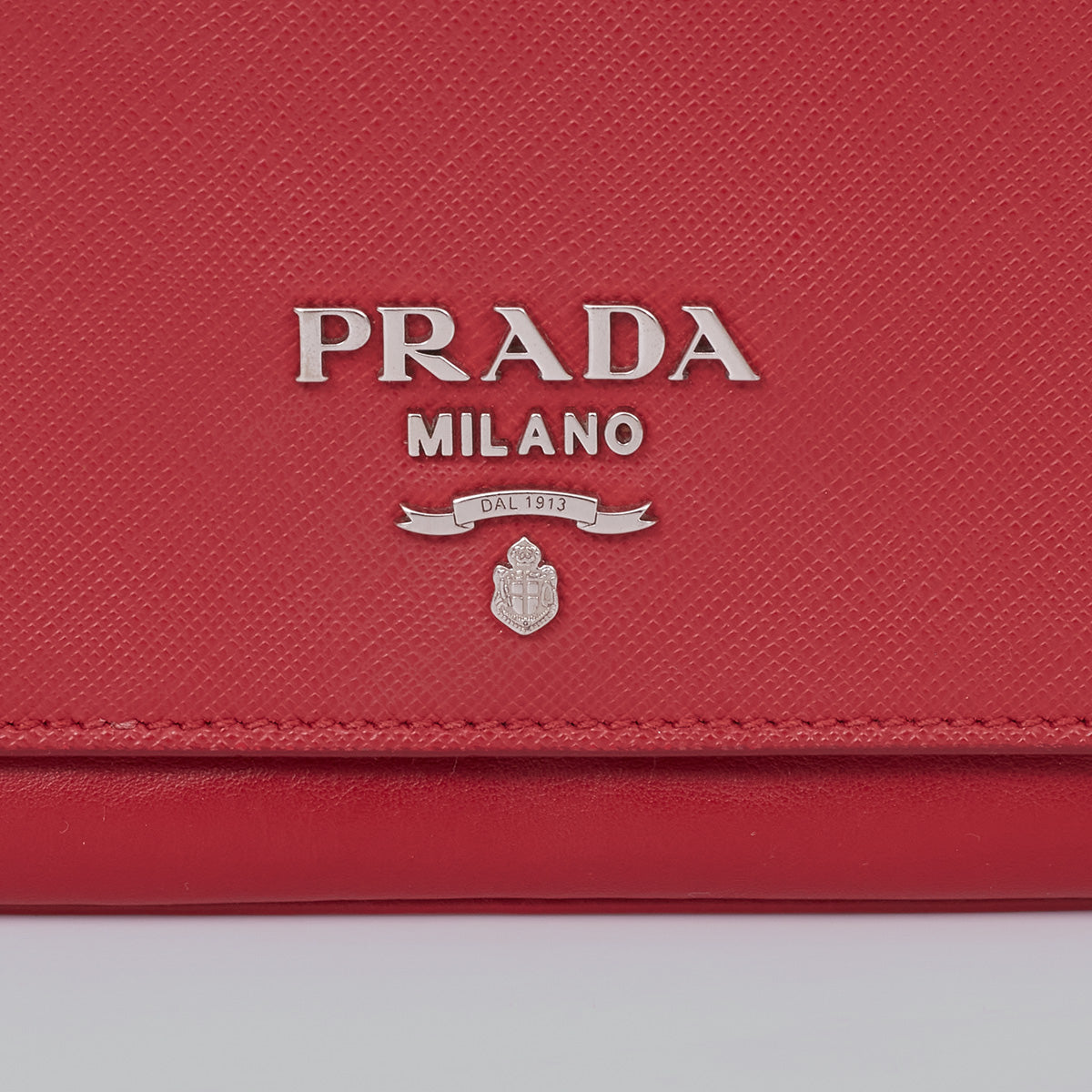 Bolsa Prada Saffiano Vermelha