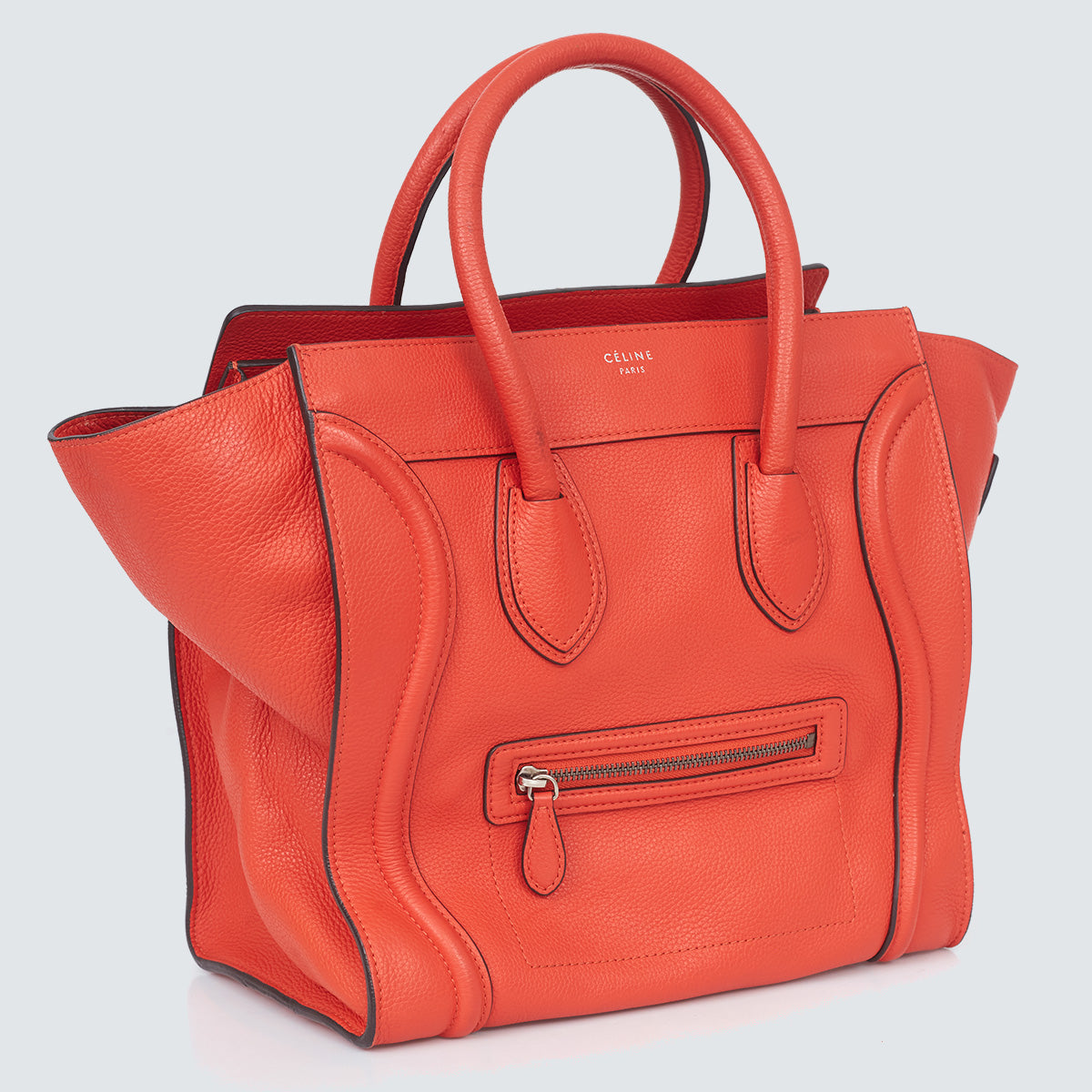Bolsa Celine Luggage Vermelha Média