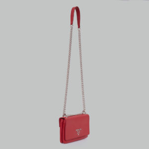 Bolsa Prada Saffiano Vermelha