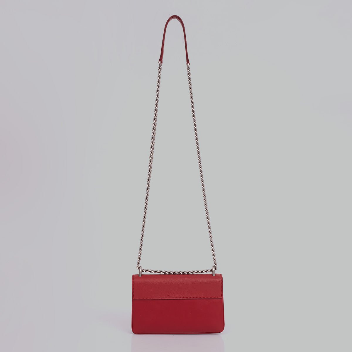 Bolsa Prada Saffiano Vermelha