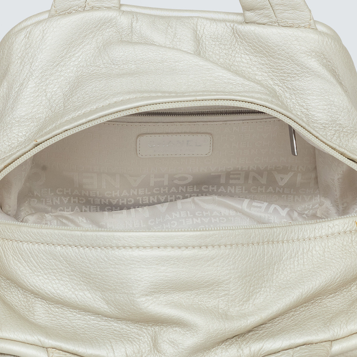 Bolsa Chanel Metalizada