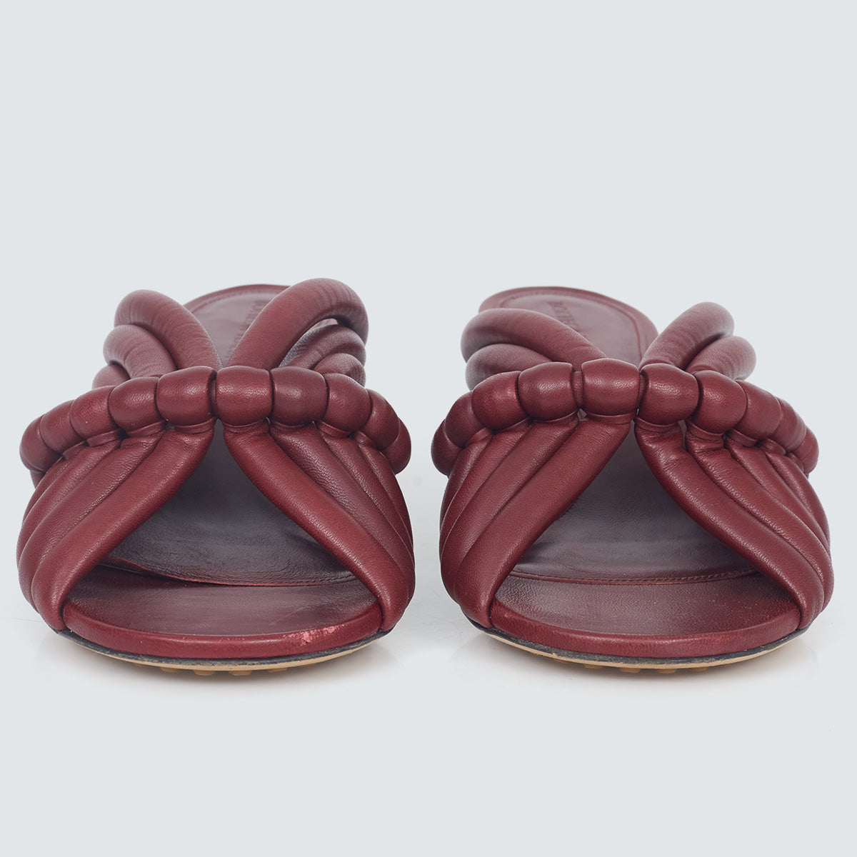 ⁠Mule Bottega Veneta Vinho Tam. 38 Br