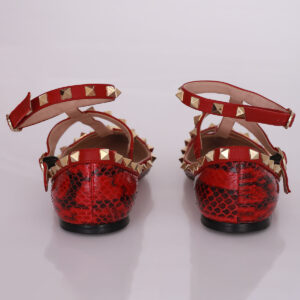 Sapatilha Valentino Rockstud Python Tam. 34,5 Br