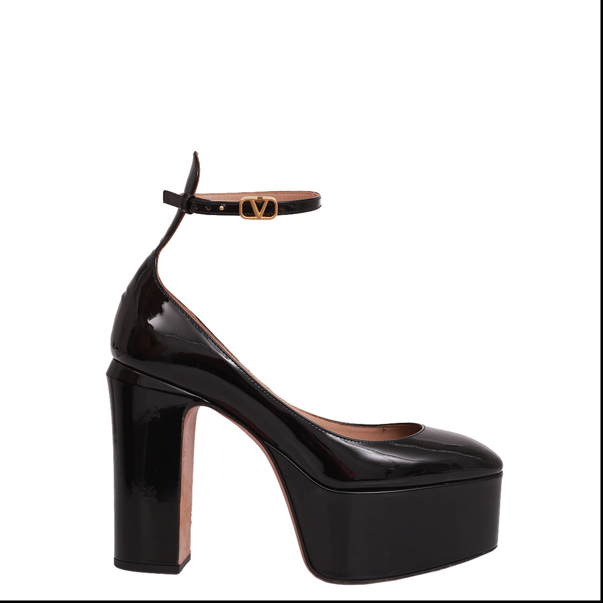 Sapato Valentino Tan-Go Plataform Pump Preto Tam. 34,5 Br