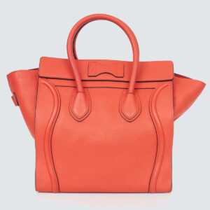 Bolsa Celine Luggage Vermelha Média