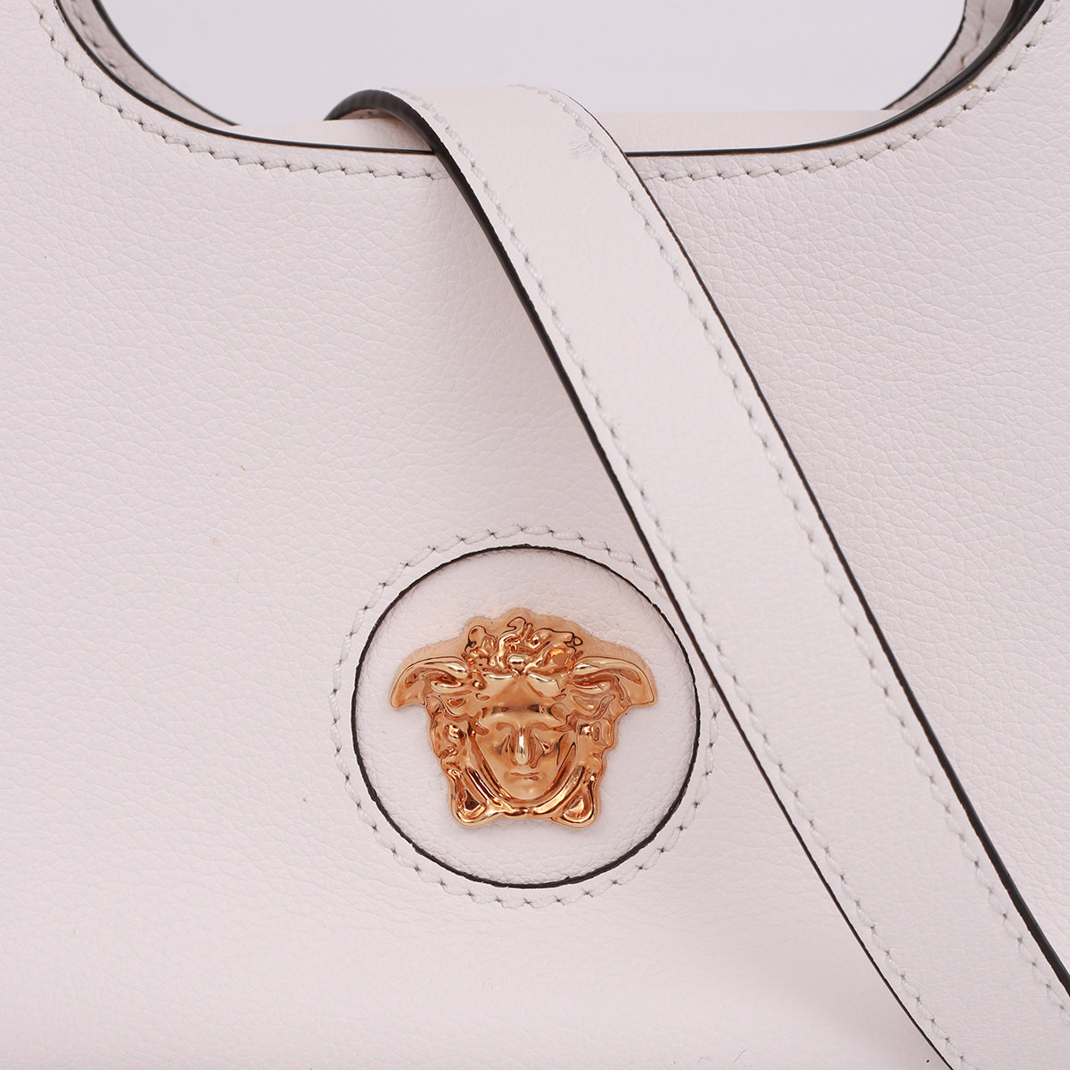 Bolsa Versace La Medusa Small Branca
