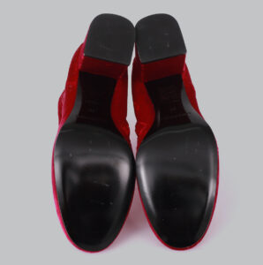 Bota Balenciaga Veludo Rosa TAM. 37 BR