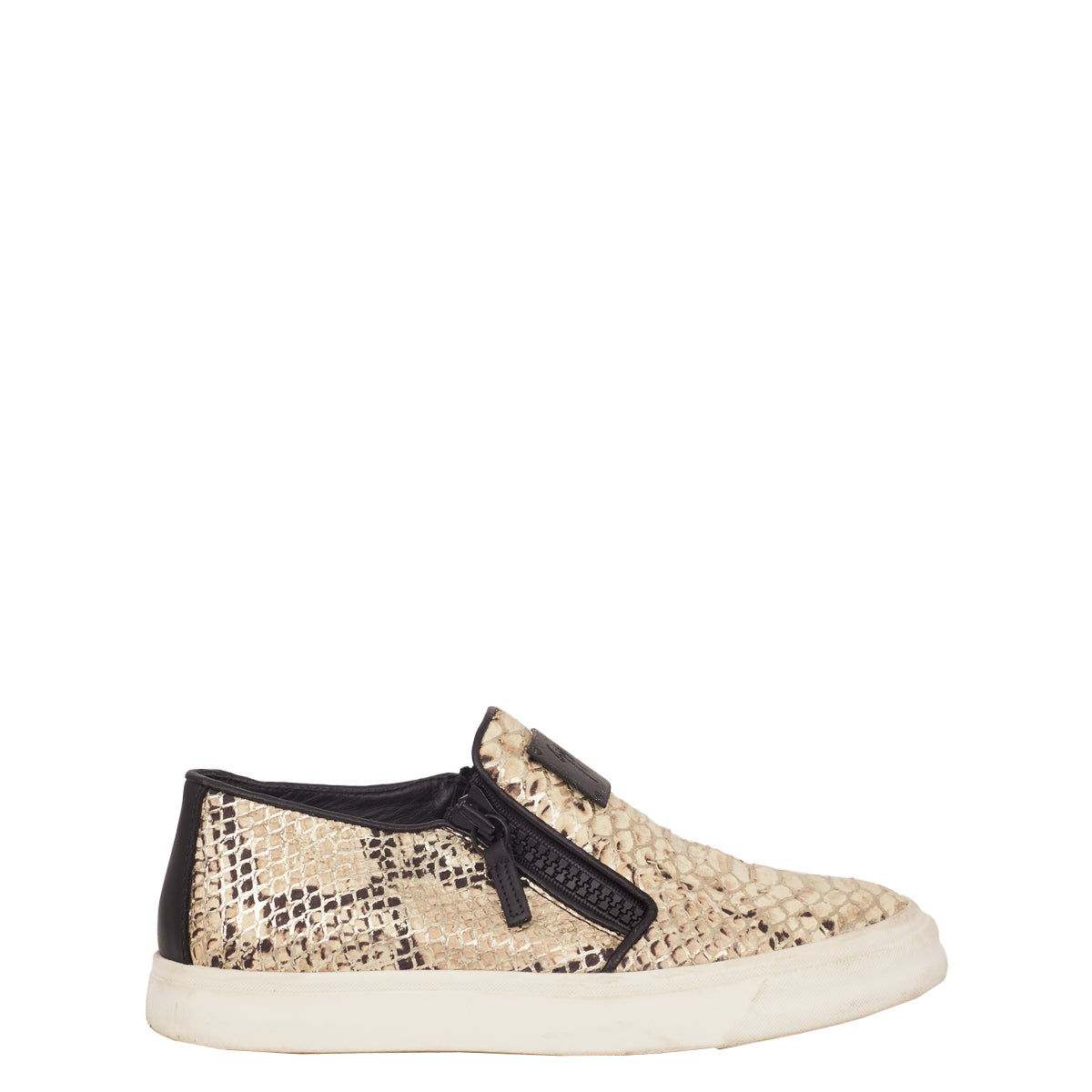 Tênis Giuseppe Zanotti Pyton Bege TAM. 36 BR