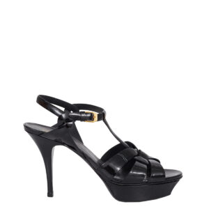 Sandália Saint Laurent Tribute Preta tam. 38 br