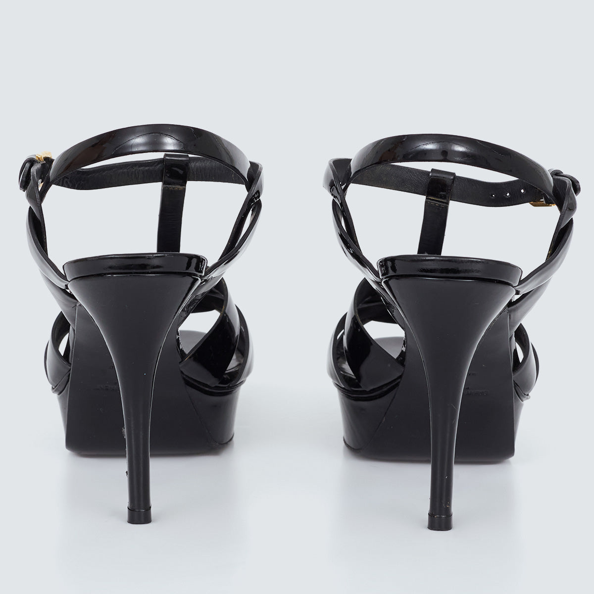 Sandália Saint Laurent Tribute Preta tam. 38 br