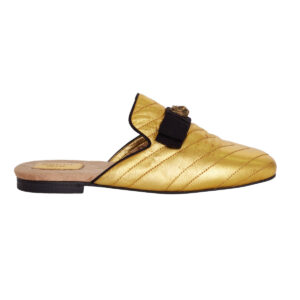 Mule Gucci Dourado Tam. 35 Br