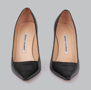 Scarpin Manolo Blahnik Preto TAM. 36,5 BR
