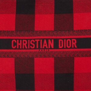 Bolsa Christian Dior Book Tote Xadrez