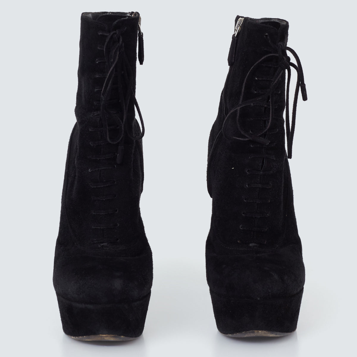 Bota Prada Preta com Cadarço Tam. 38 Br