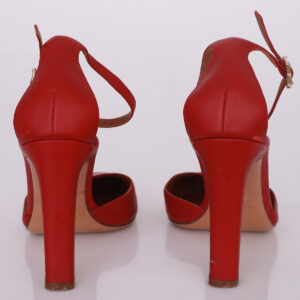 Scapin Valentino Couro Vermelho Tam. 37 Br