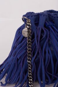 Bolsa Stella McCartney Bucket Small Fringed