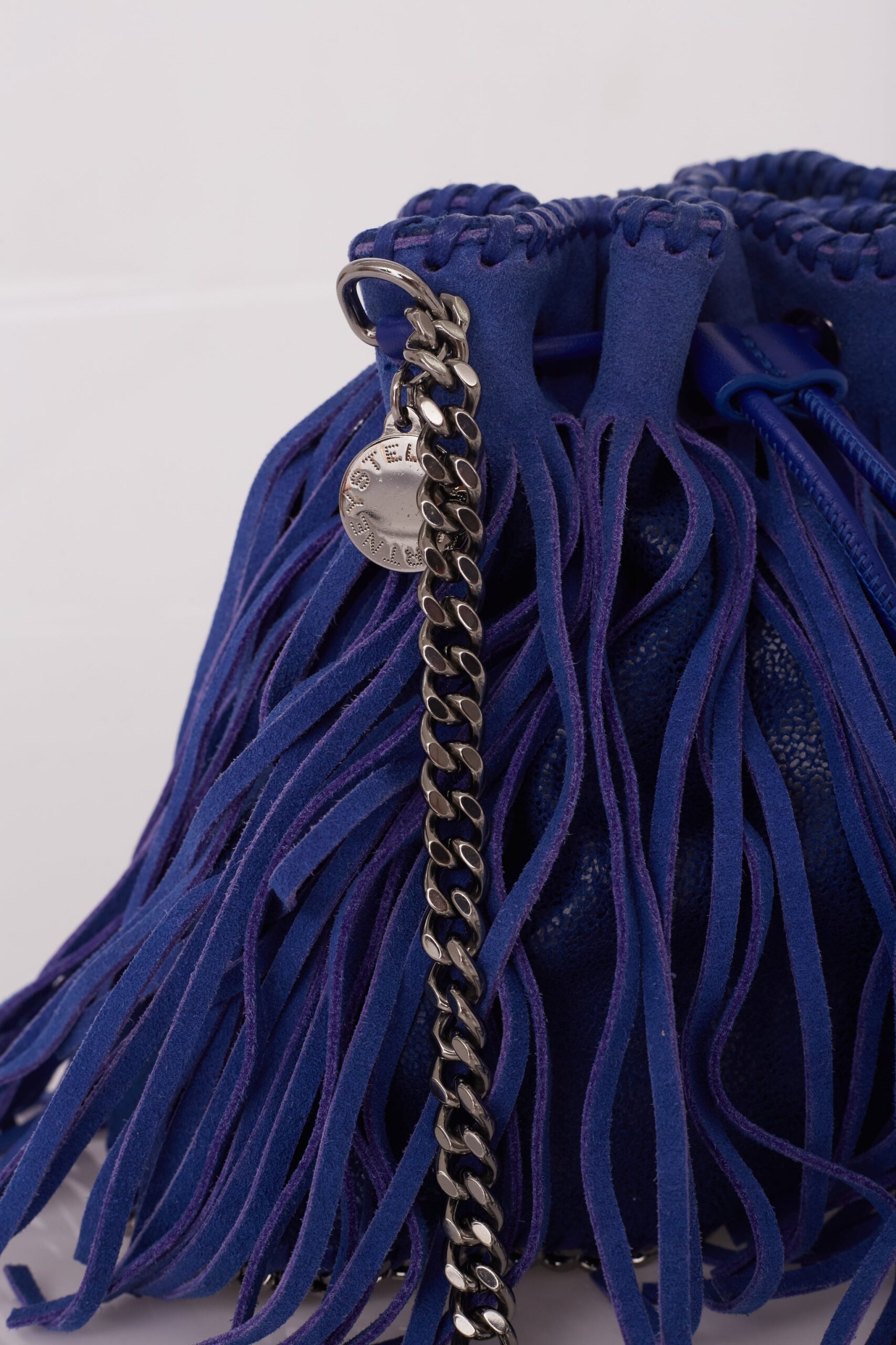 Bolsa Stella McCartney Bucket Small Fringed