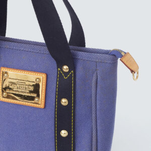 ⁠Bolsa Louis Vuitton Tecido Azul