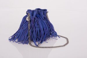 Bolsa Stella McCartney Bucket Small Fringed