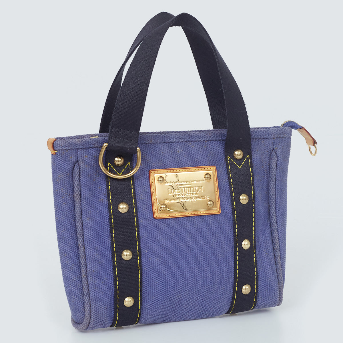 ⁠Bolsa Louis Vuitton Tecido Azul