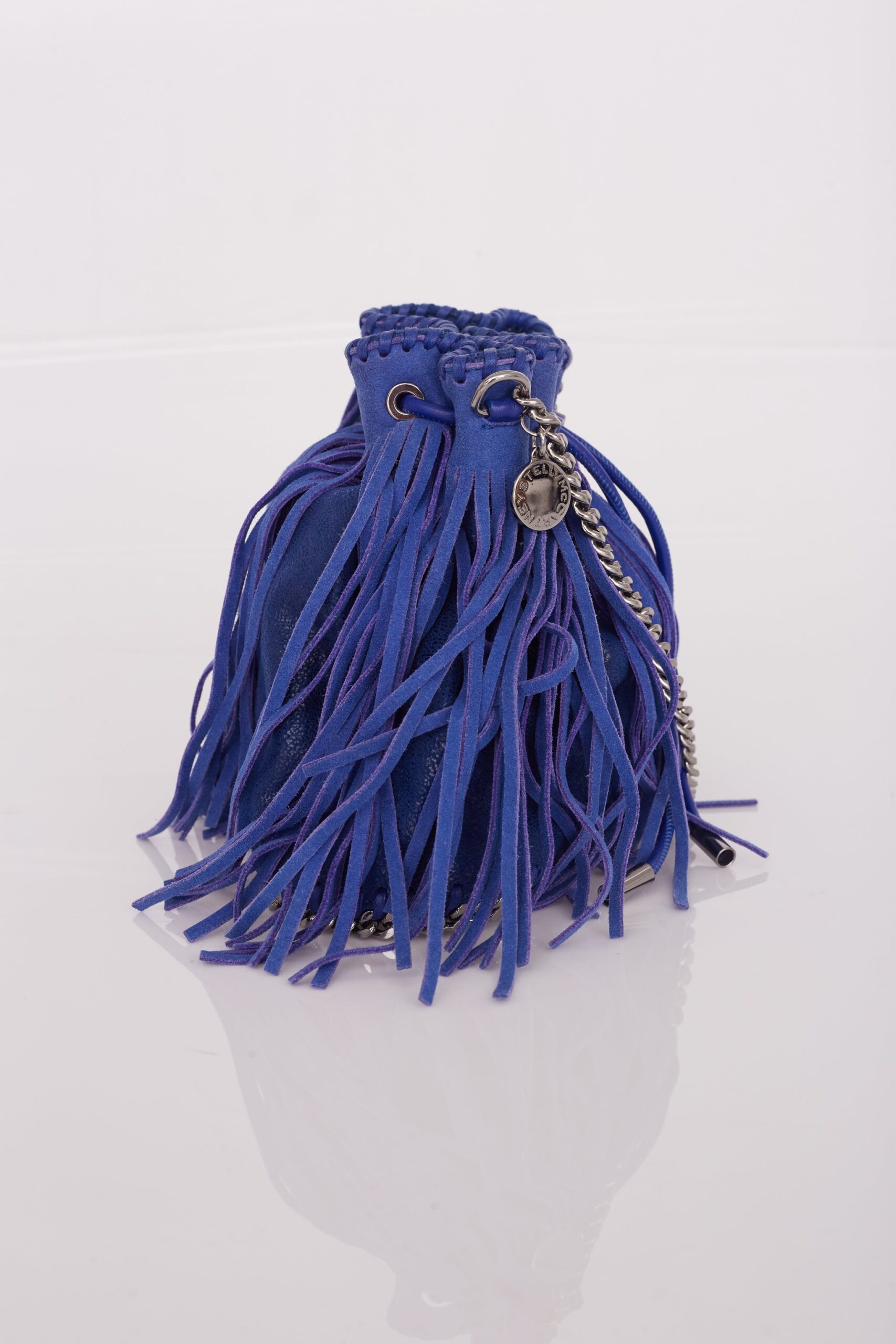 Bolsa Stella McCartney Bucket Small Fringed