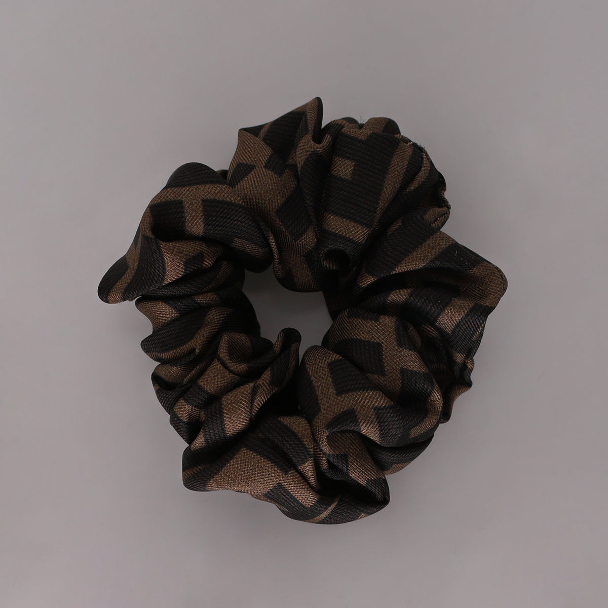 Scrunchie Fendi Marrom