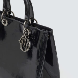 Bolsa Lady Dior Preta Verniz