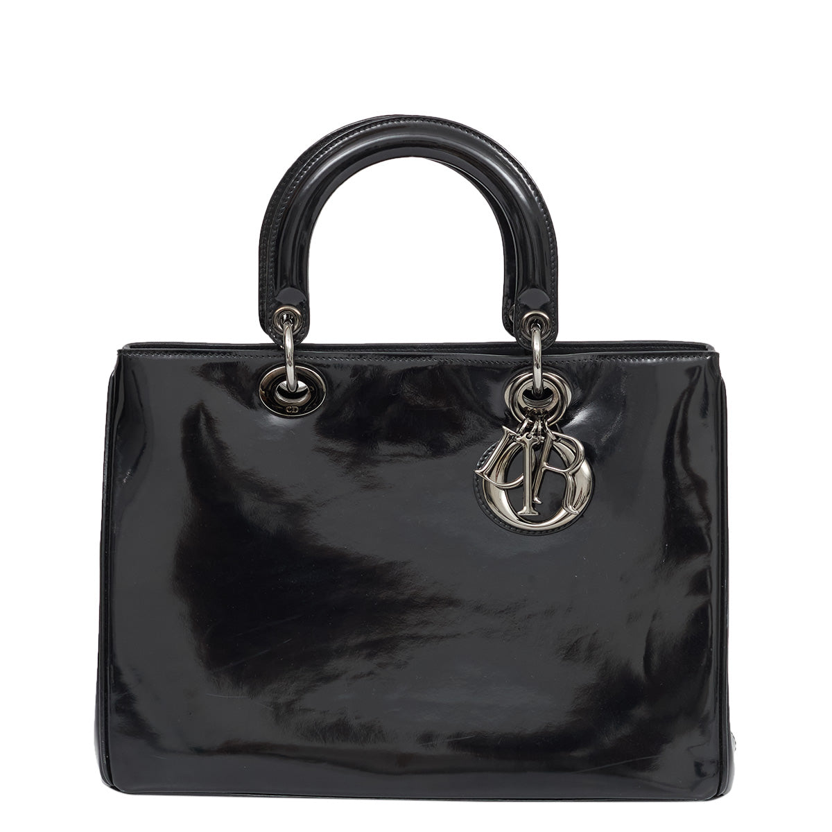 Bolsa Lady Dior Preta Verniz