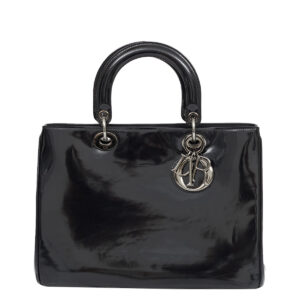 Bolsa Lady Dior Preta Verniz