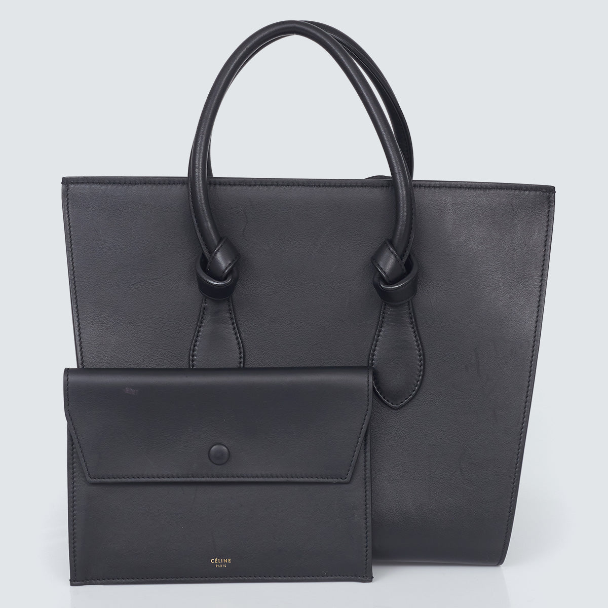 Bolsa Céline Tie Knot Preta