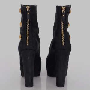 Ankle Boot Louis Vuitton Preta Tam. 37,5 Br