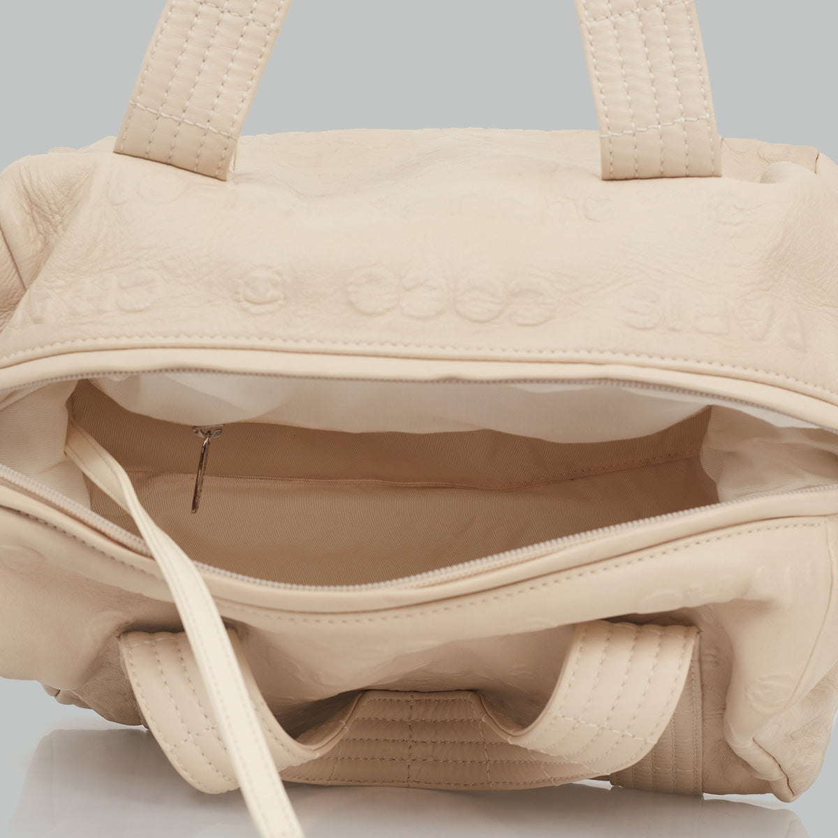 Bolsa Chanel Cambom Off-white