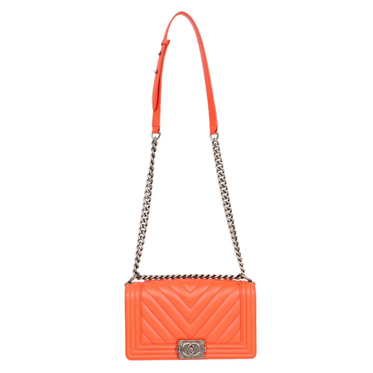 Bolsa Chanel Boy Coral